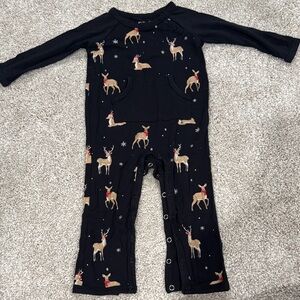 Kyte BABY Black Festive Romper